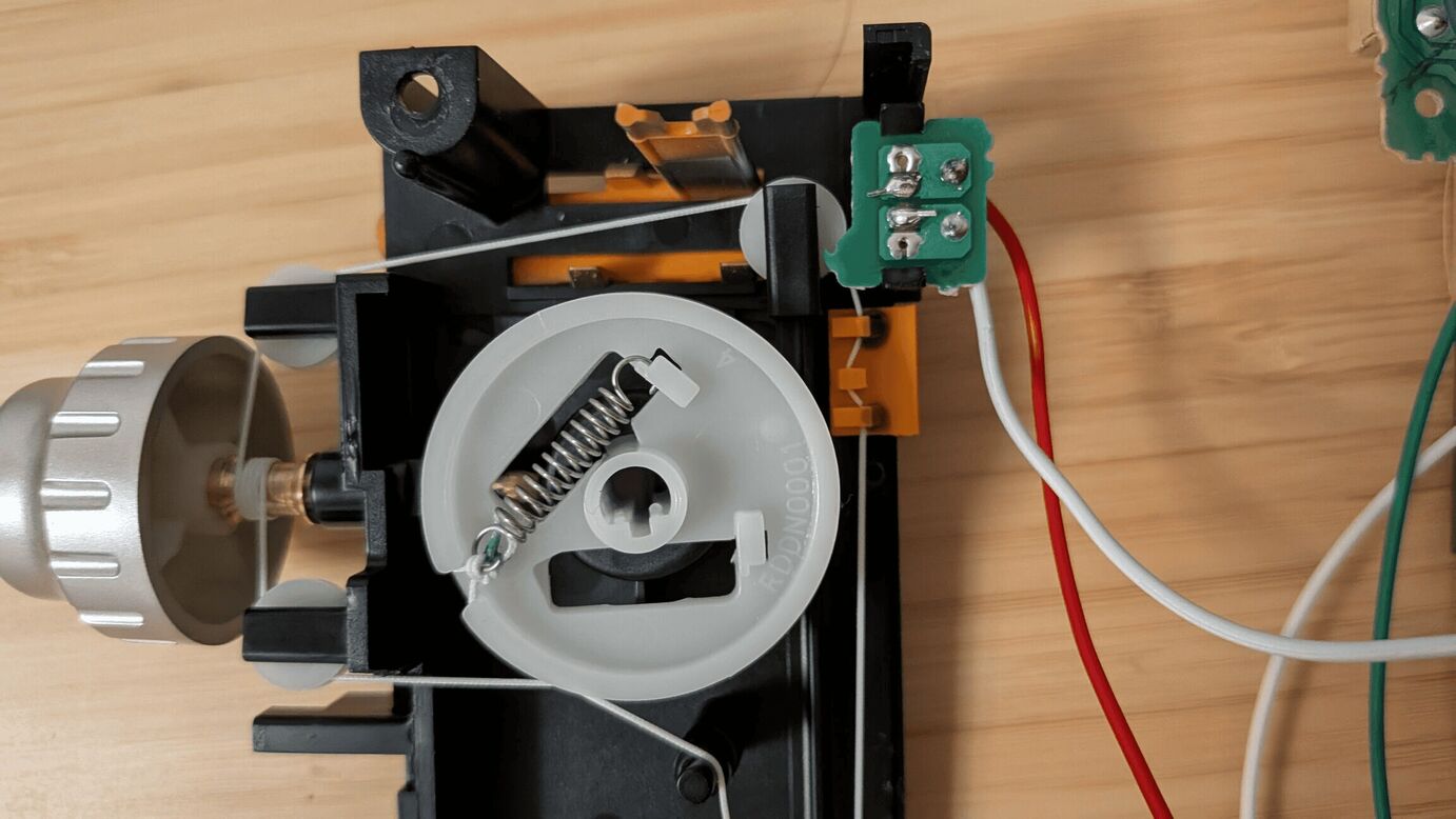 We can just de-solder the old wires from the LED and solder our own in